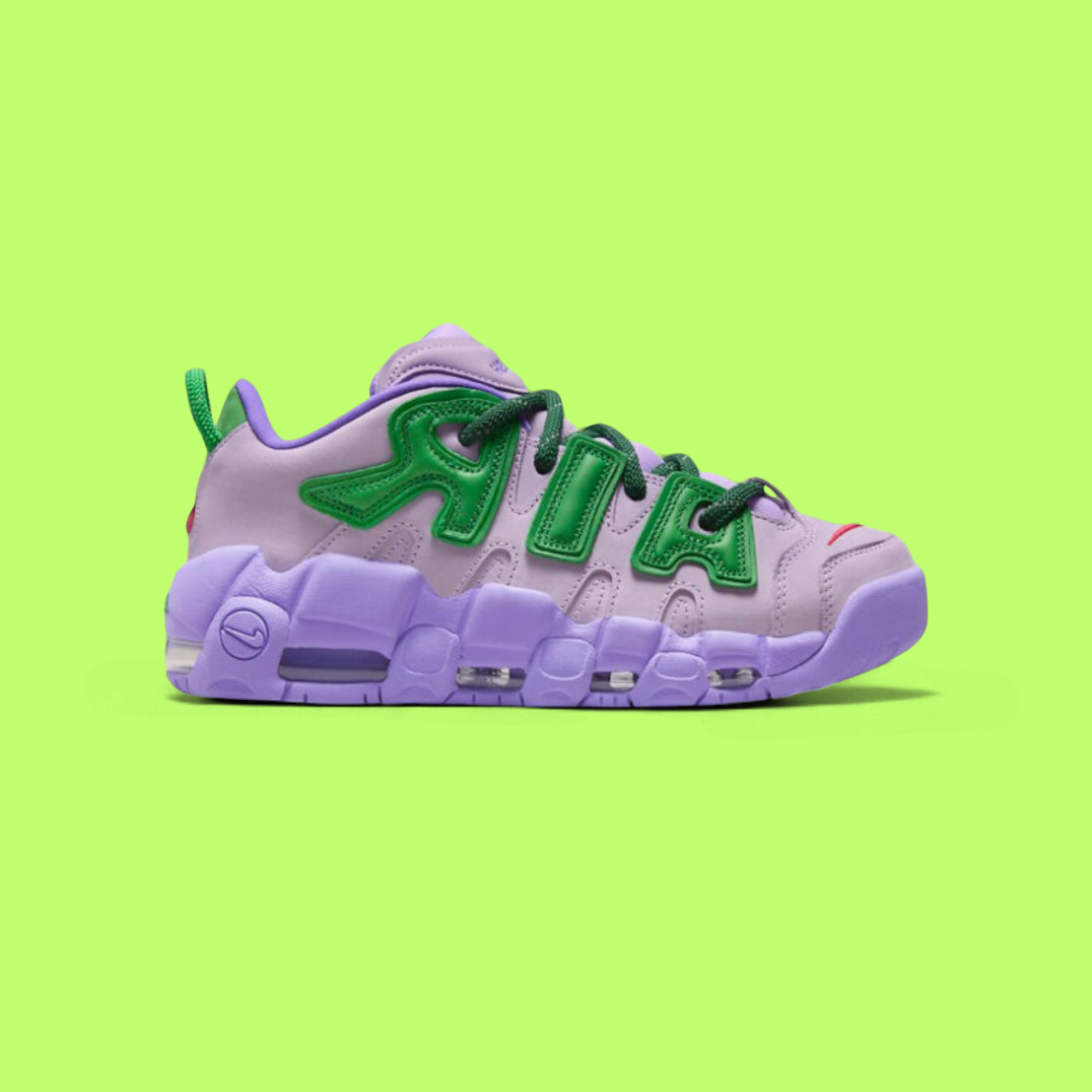 NIKE AIR MORE UPTEMPO LOW AMBUSH LILAC LIMITED STYLE EDITION