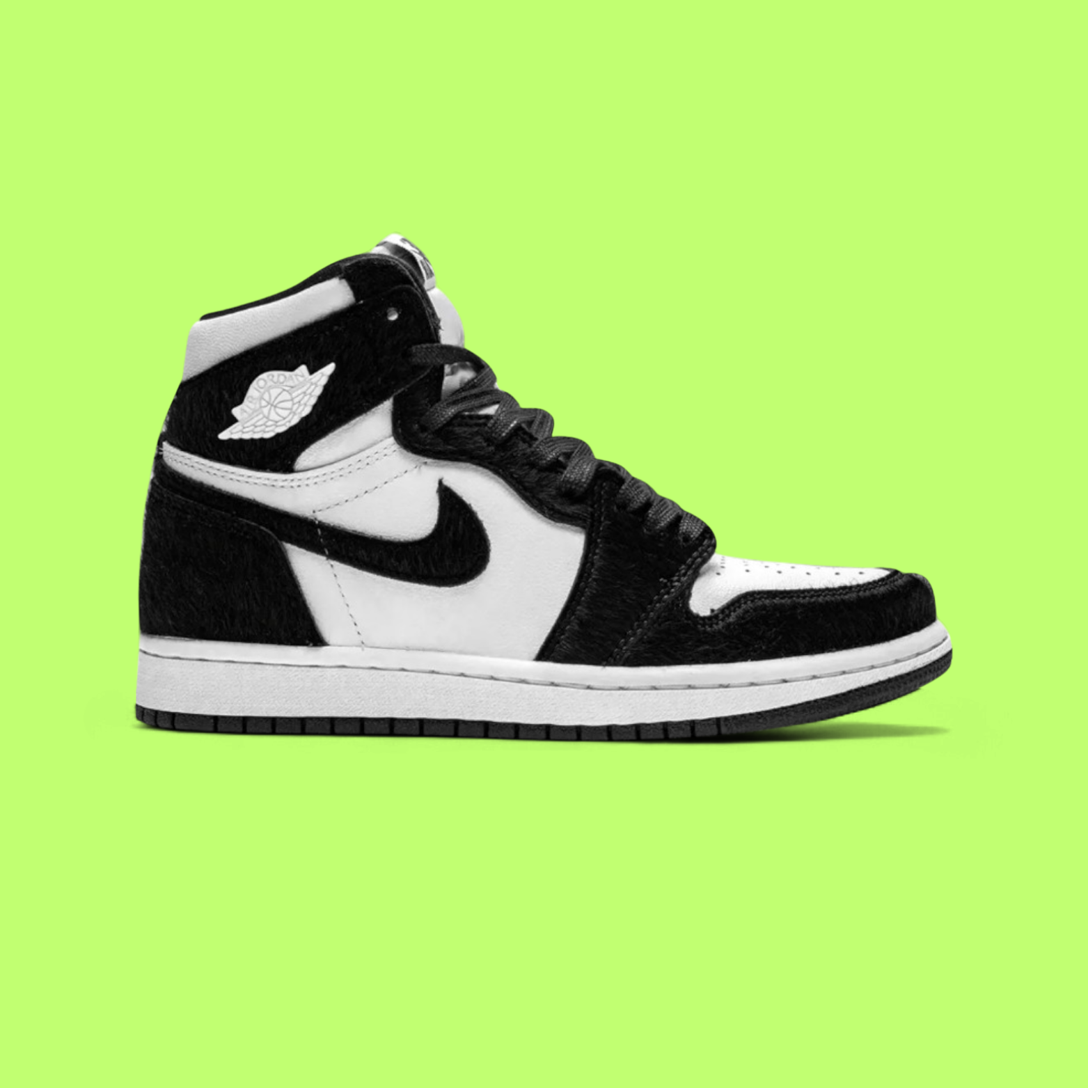 NIKE AIR JORDAN 1 RETRO HIGH OG WMNS TWIST BLACK PONY HAIR DROP