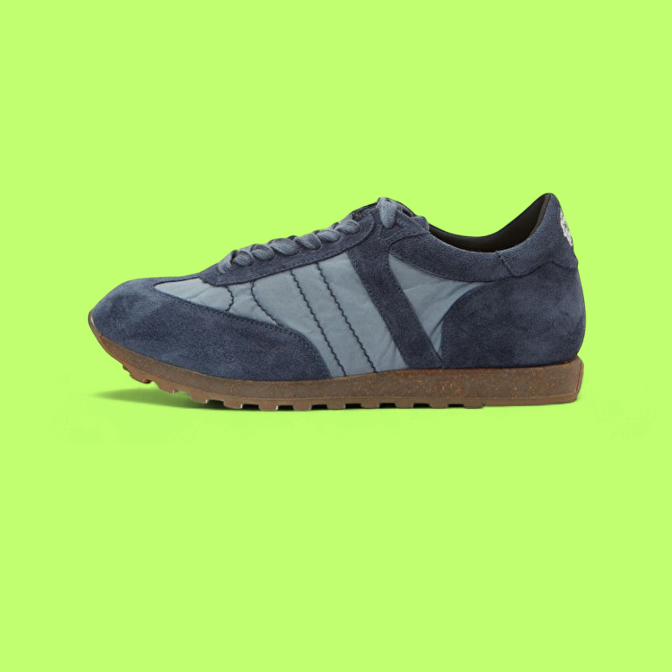 ALBERTO FASCIANI RETRO SNEAKERS WITH SUEDE OVERLAYS AND PANELS