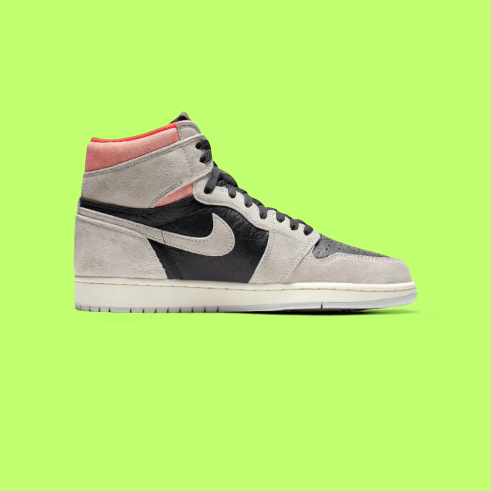 NIKE AIR JORDAN 1 RETRO HIGH OG NEUTRAL GREY HYPER EDITION ICONZ DROP