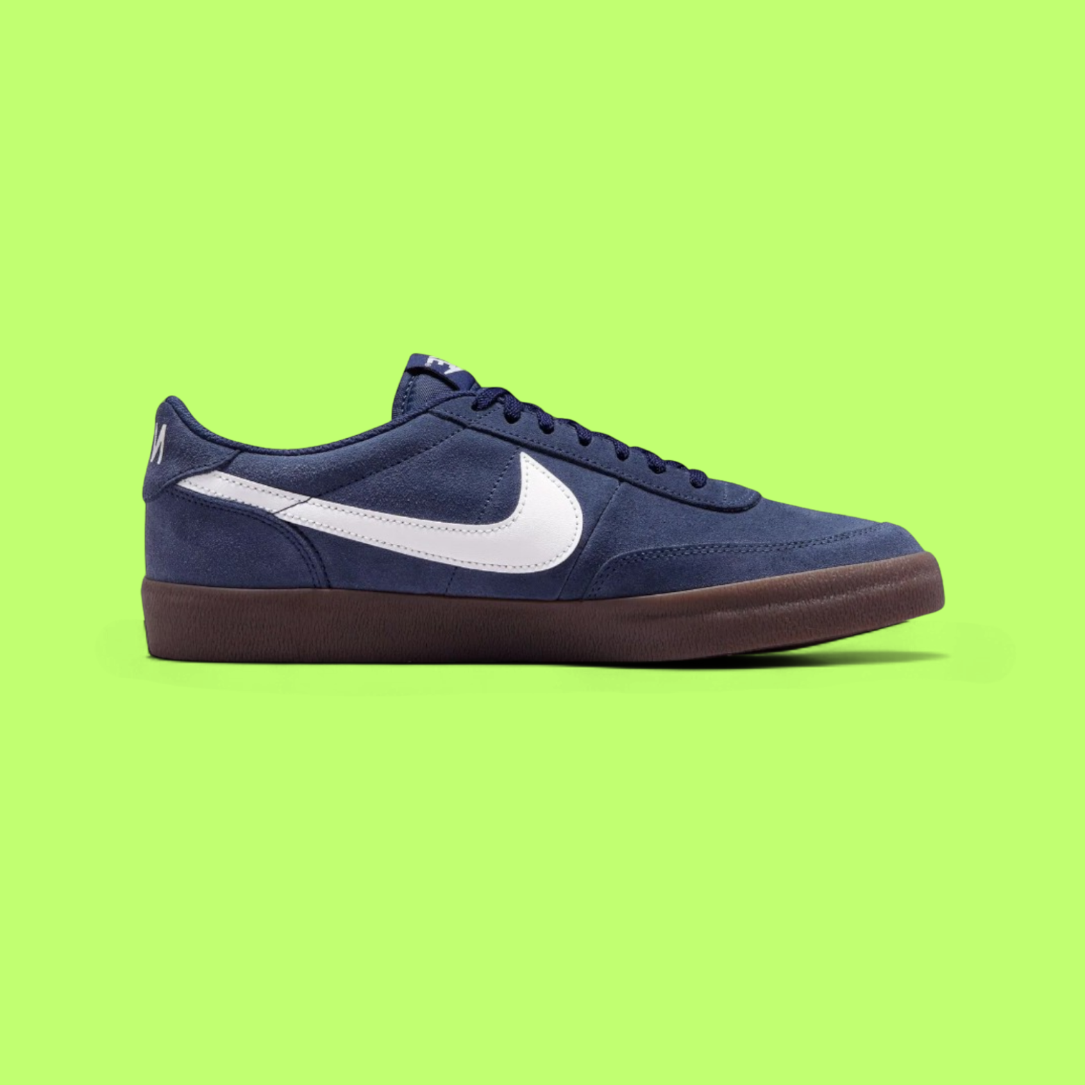 NIKE KILLSHOT 2 MEN'S NAVY SUEDE AND LEATHER RETRO CASUAL SNEAKERS