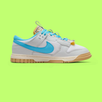 NIKE AIR DUNK JUMBO WHITE BLUE GREY MEN'S CASUAL SNEAKERS