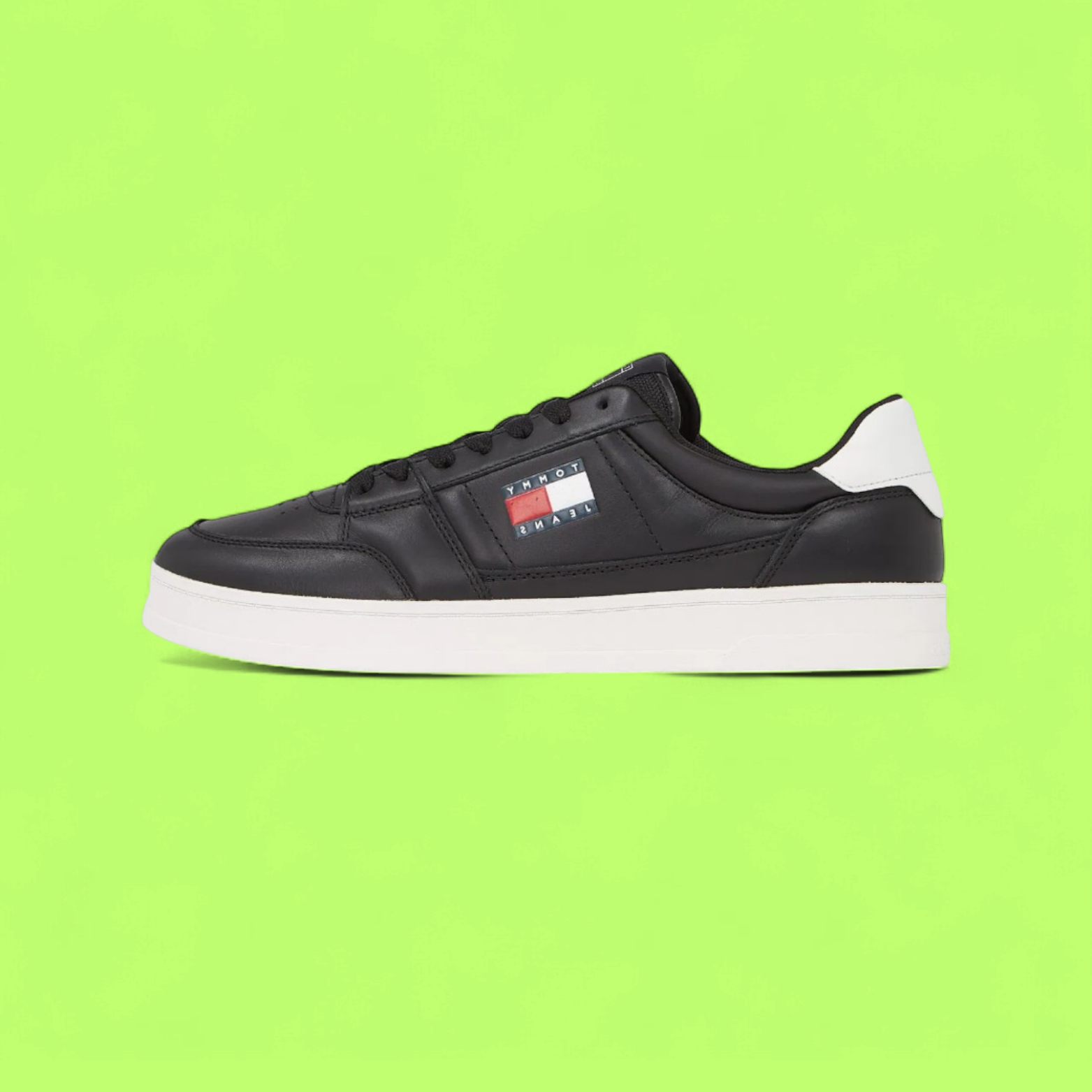 TOMMY HILFIGER THE GREENWICH NEW ESS MEN'S BLACK CASUAL SNEAKERS