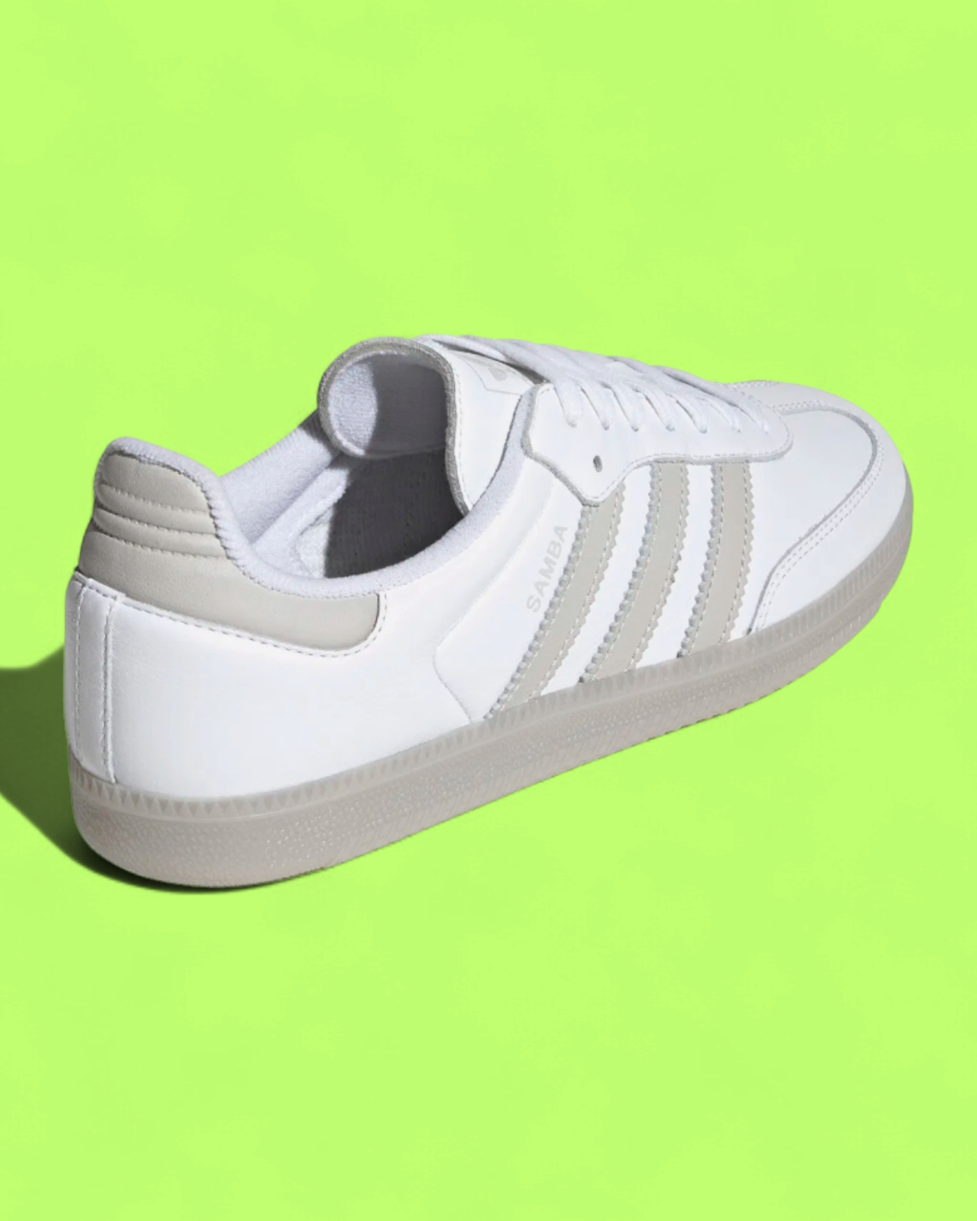 ADIDAS SAMBA OG WHITE GREY CLASSIC LEATHER SNEAKERS ICON CWCD