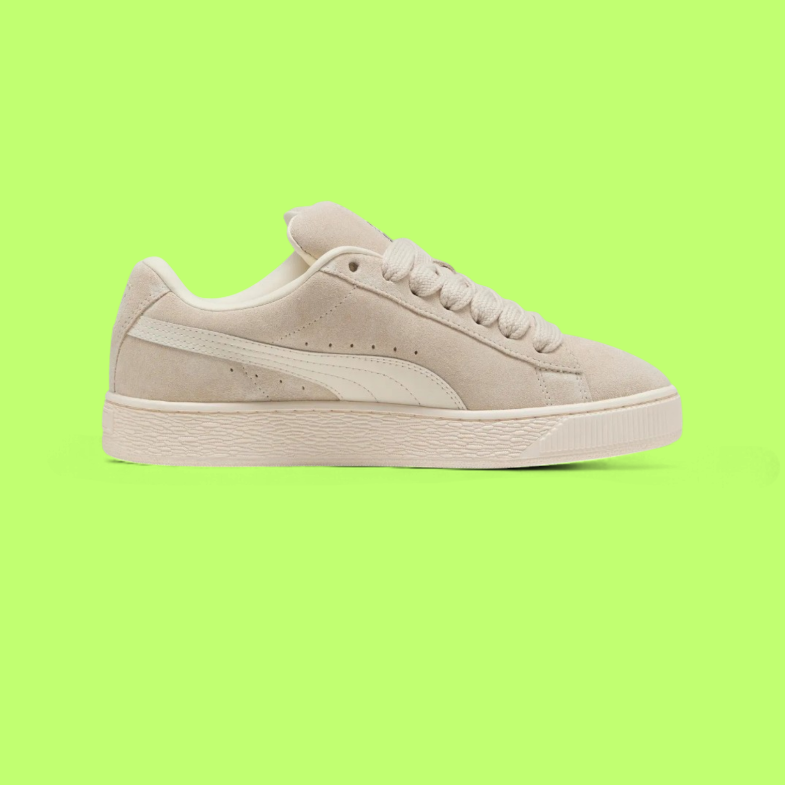 PUMA SUEDE XL UNISEX WHITE BEIGE SPORTS SHOES WZRT DROPZZ
