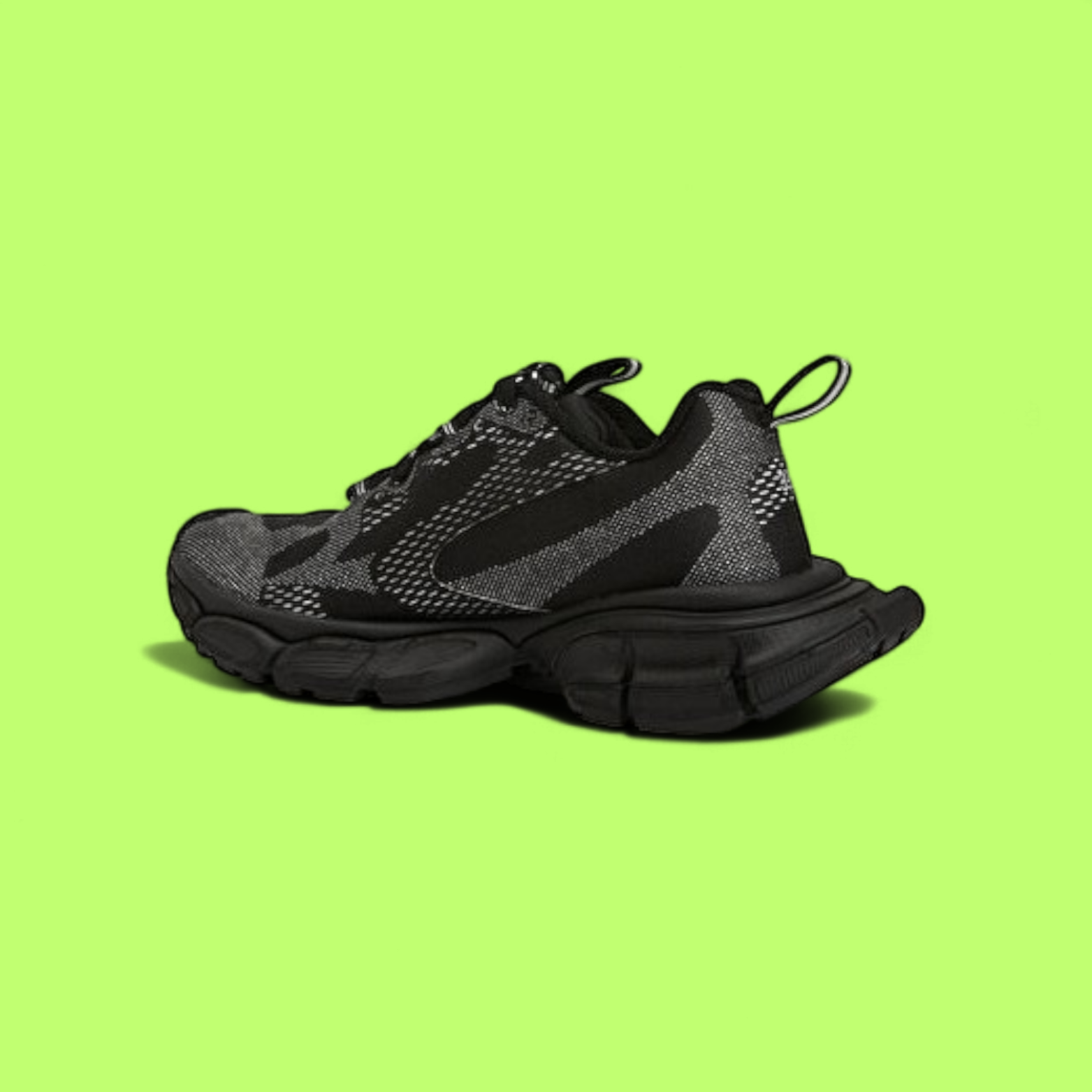 BALENCIAGA RUNNER SNEAKERS WITH KNIT UPPER AND CHUNKY RUBBER SOLE