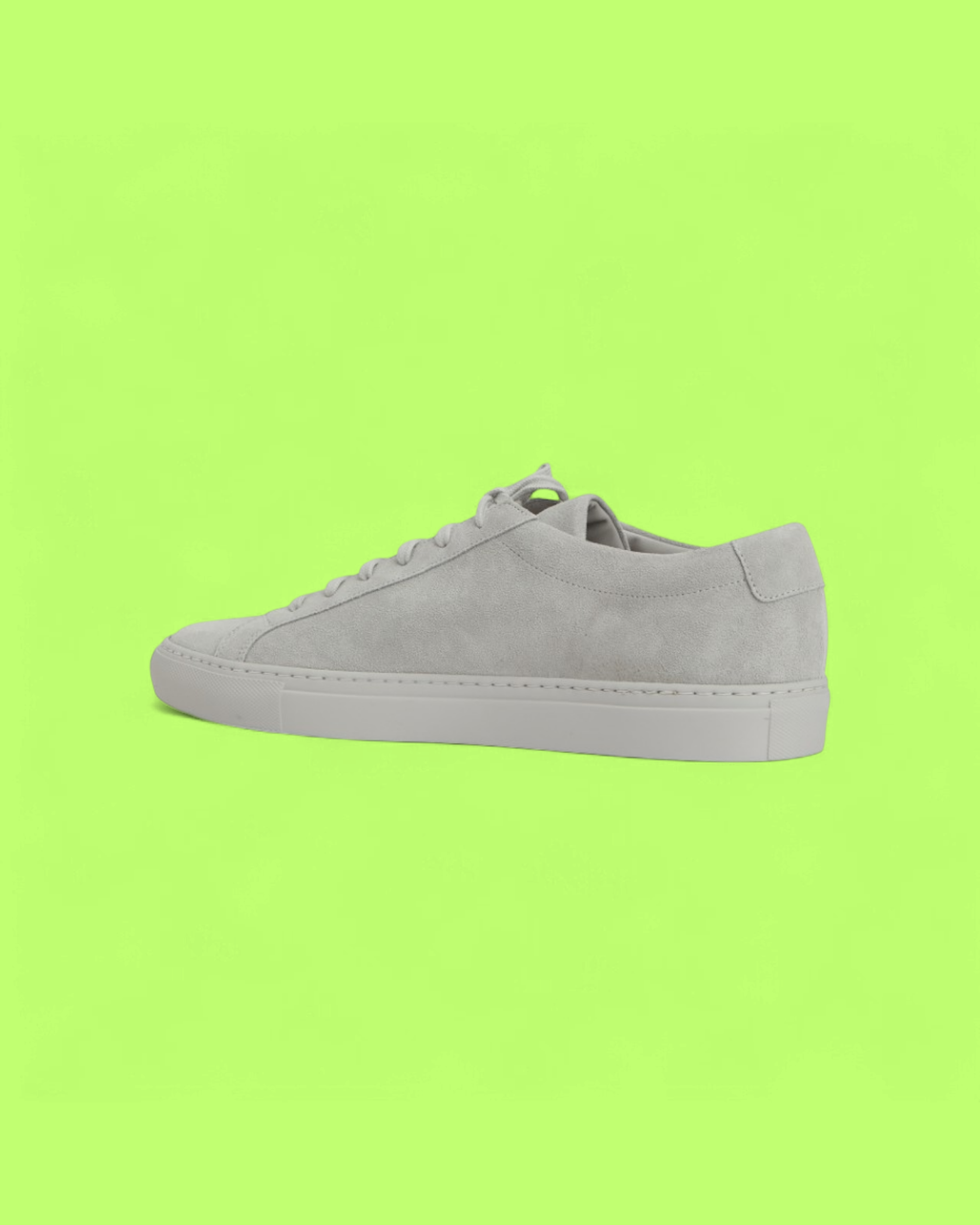 COMMON PROJECTS ORIGINAL ACHILLES LOW GREY SUEDE MINIMAL