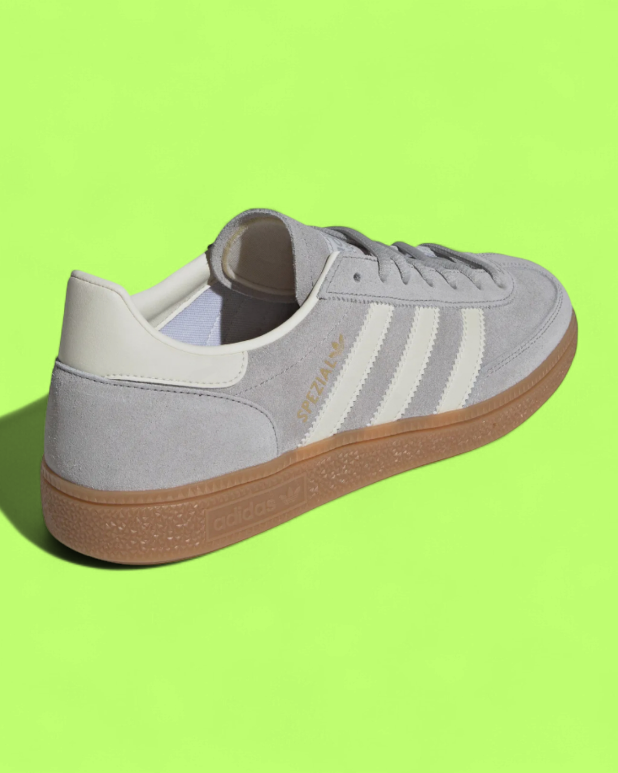 ADIDAS SPEZIAL GREY WHITE GUM RETRO SUEDE CASUAL SNEAKERS