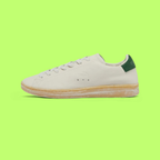 LACOSTE CARNABY SET MEN'S CREAM LEATHER MINIMAL CASUAL SNEAKERS