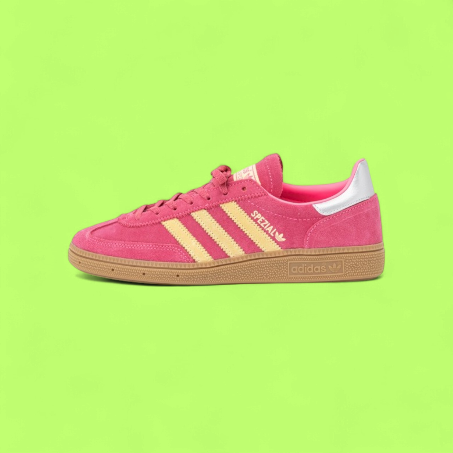 ADIDAS HANDBALL SPEZIAL WMNS “LUCID PINK  ALMOST YELLOW” RETRO SNEAKER