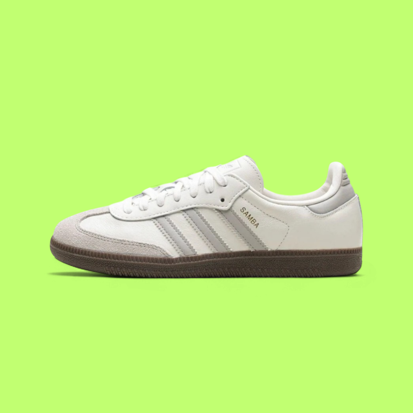 ADIDAS SAMBA OG WMNS “WHITE  GREY” CLASSIC LEATHER ICON