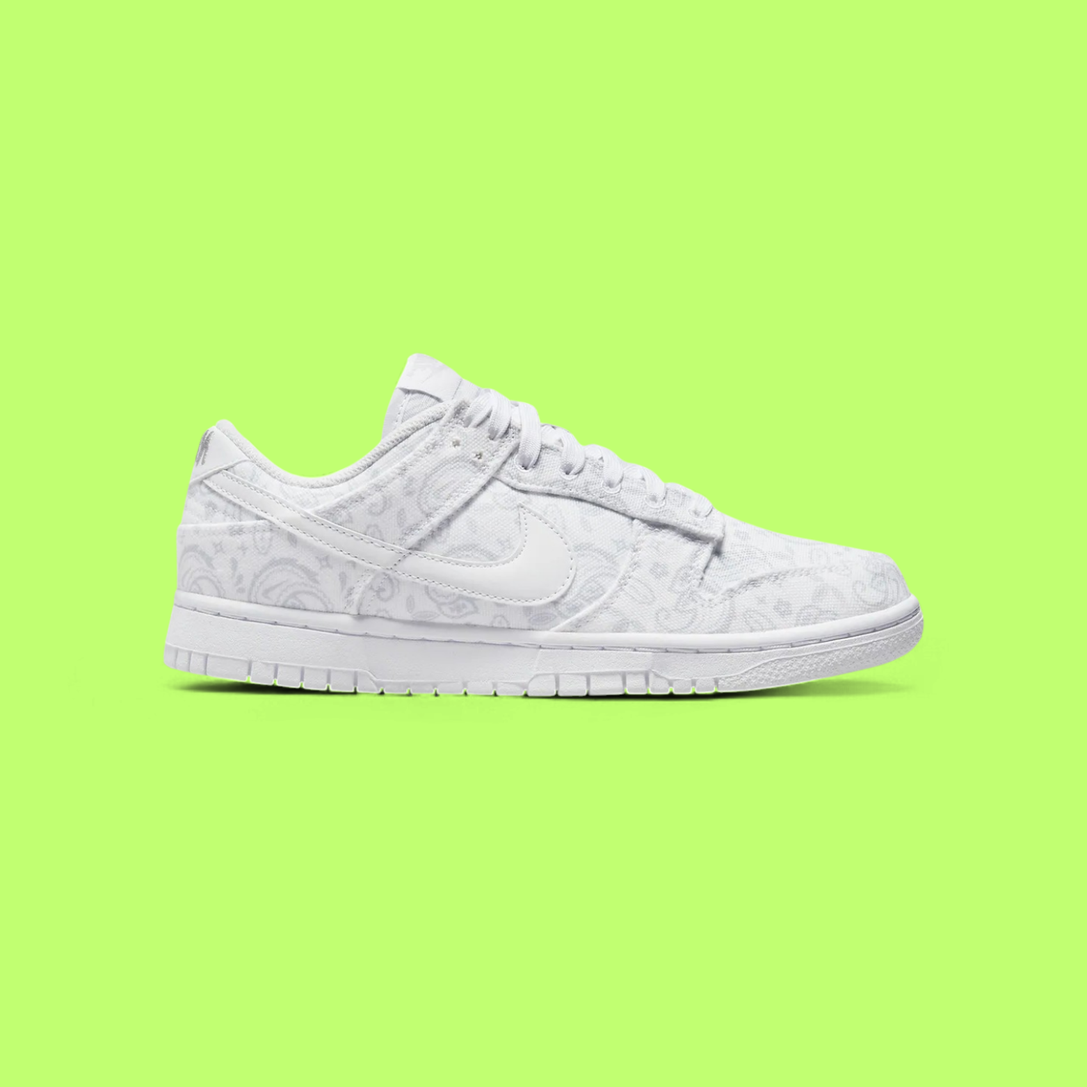 NIKE DUNK LOW WHITE PAISLEY LIMITED RETRO STYLE EDITION ICON DROPZZ