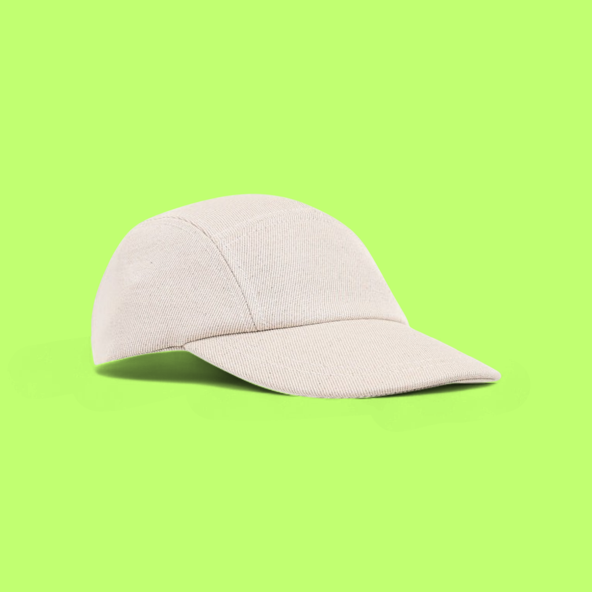 JACQUEMUS CREAM VISOR CAP WITH EMBROIDERED SIDE DETAIL CWCD