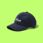 NAVY BLUE ST BARTH CAP WITH CLASSIC EMBROIDERED LOGO CWCD