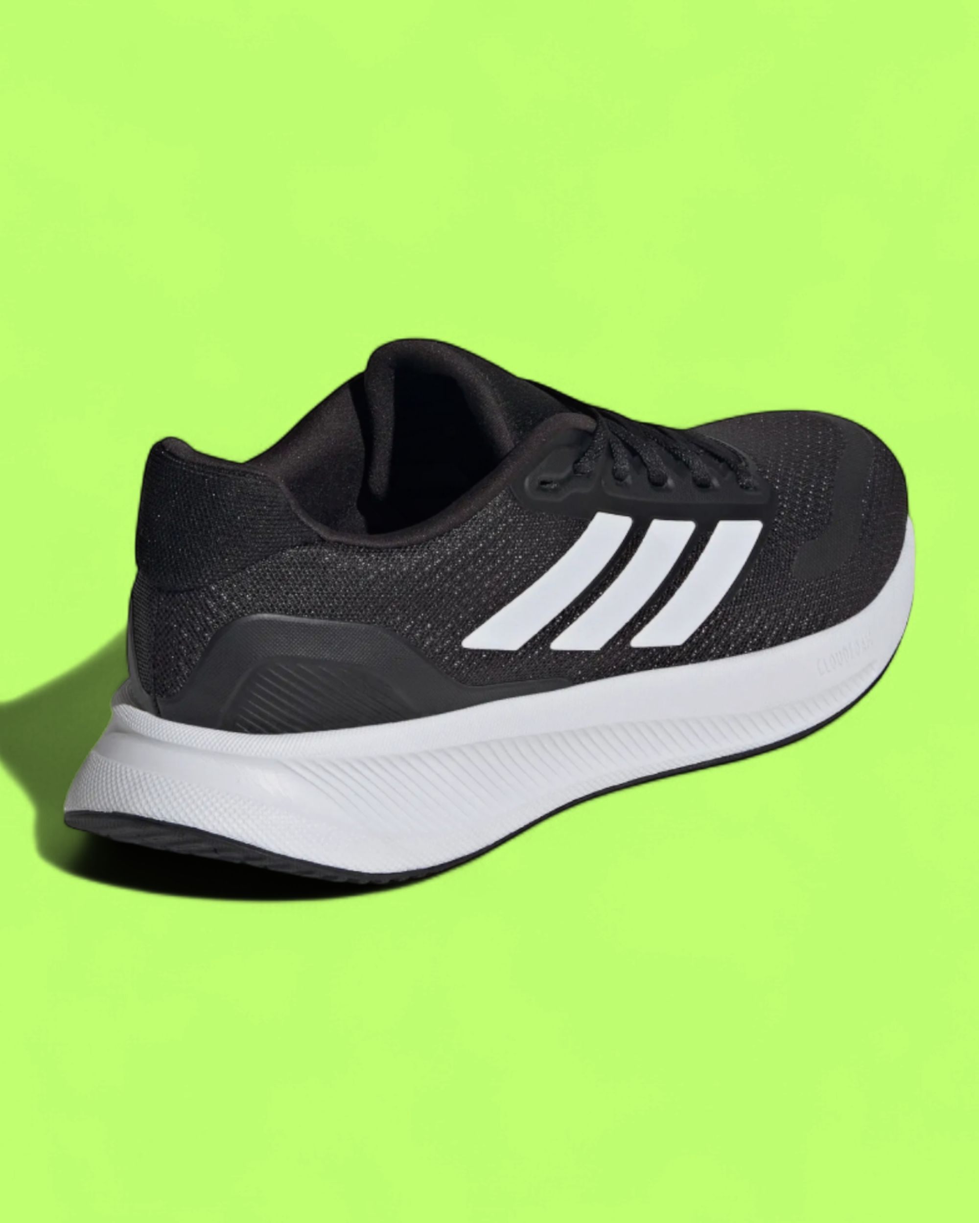 ADIDAS RUNFALCON 3.0 BLACK WHITE MENS RUNNING SHOES CWCD ICON