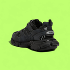 BALENCIAGA TRACK DARK NAVY MESH RUBBER MULTI-LAYER SNEAKERS