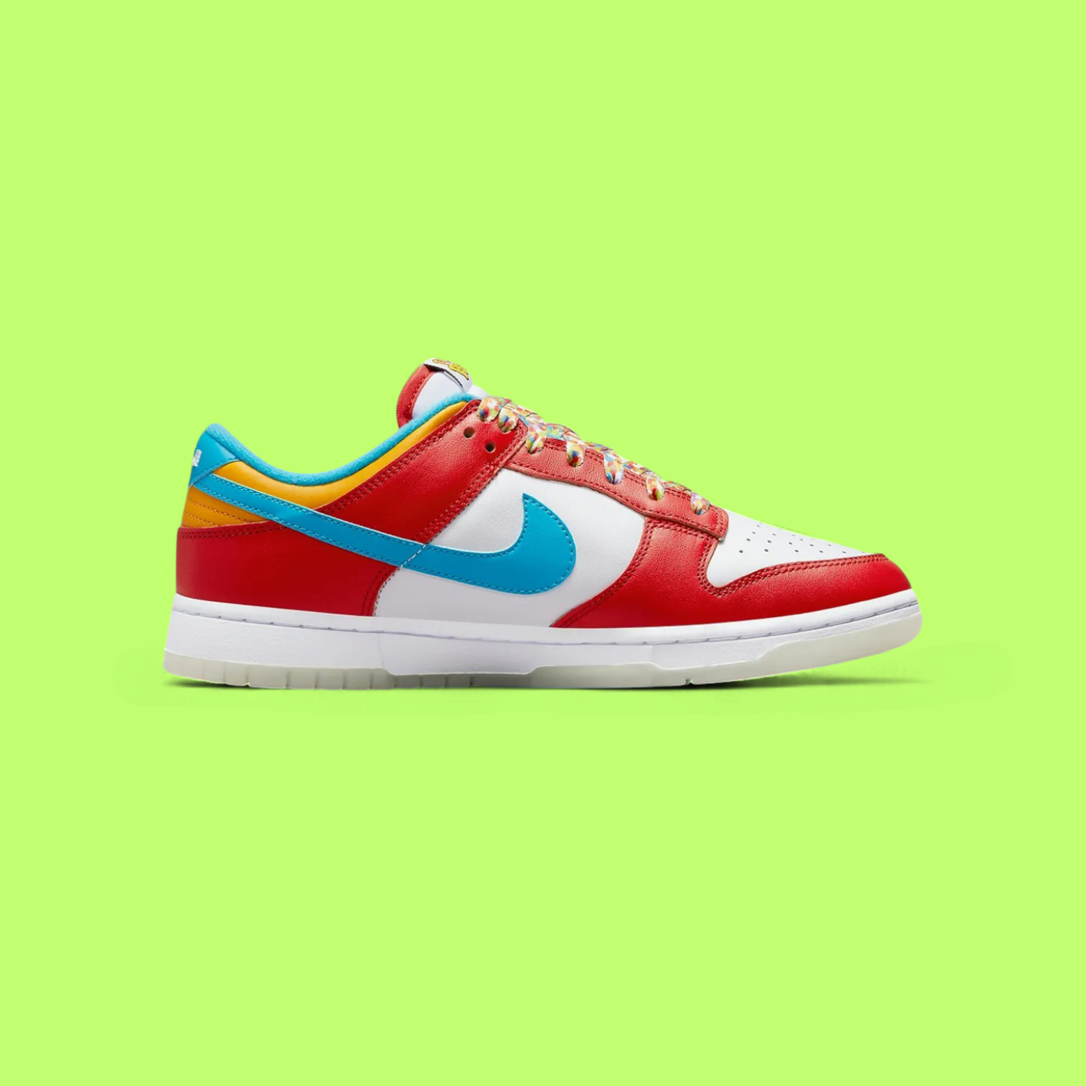 NIKE DUNK LOW QS LEBRON JAMES FRUITY PEBBLES LIMITED EDITION ICONZZ