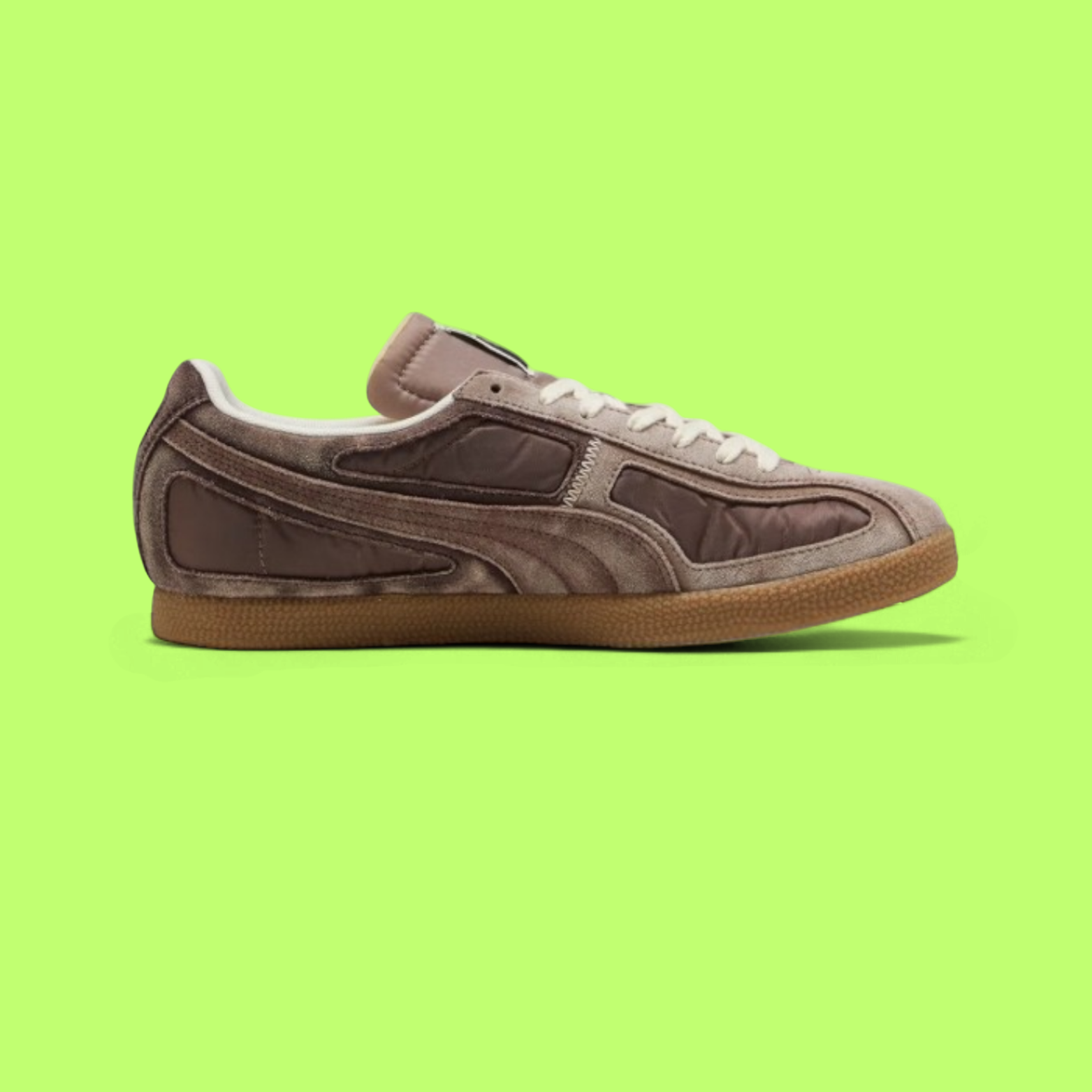 PUMA SUPER TEAM OG BROWN VINTAGE RETRO SNEAKERS