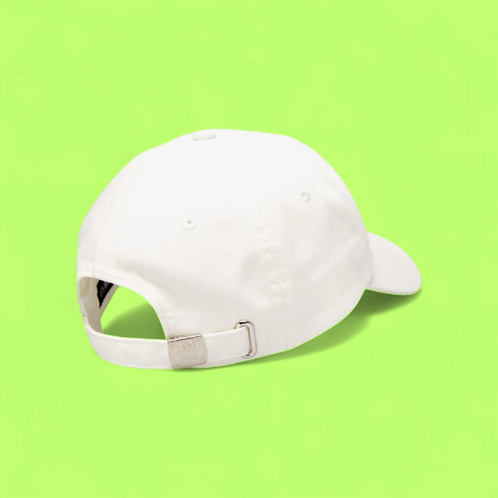 LES BENJAMINS WHITE CAP WITH RED UNCONDITIONAL LOVE LOGO