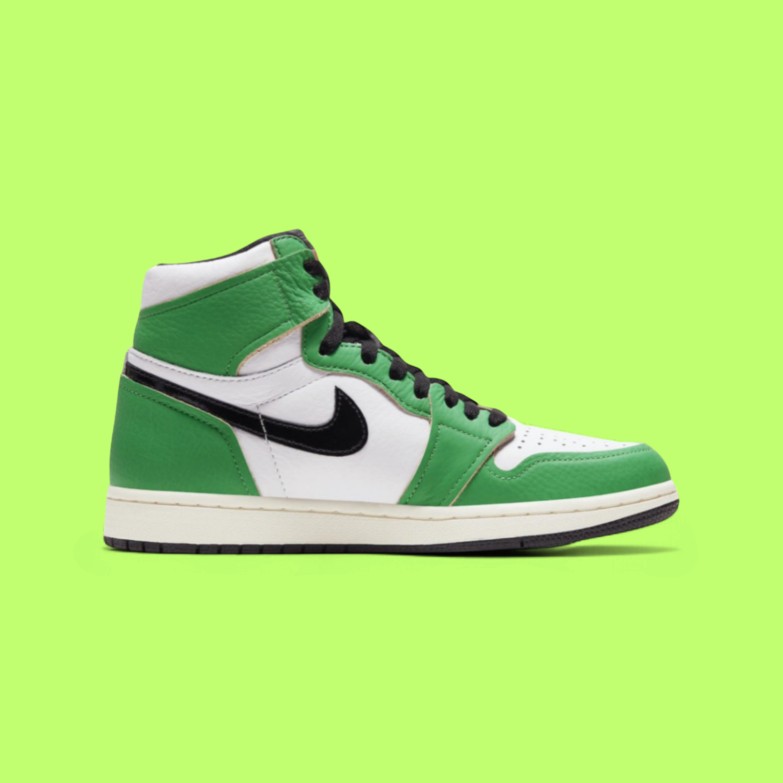 NIKE AIR JORDAN 1 RETRO HIGH OG LUCKY GREEN BOLD DROP