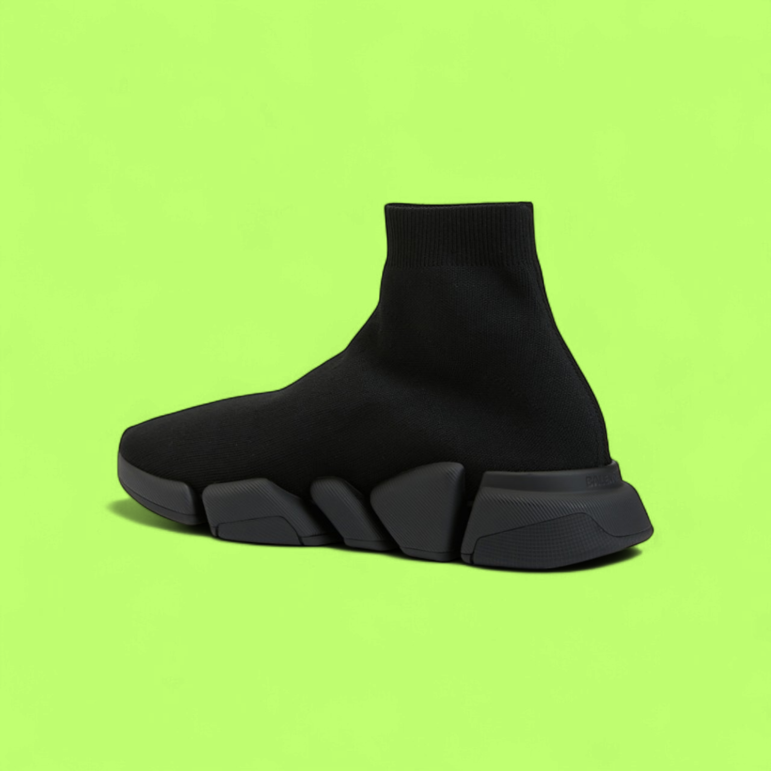 BALENCIAGA SPEED 3.0 BLACK KNIT HIGH-TOP SOCK SNEAKERS