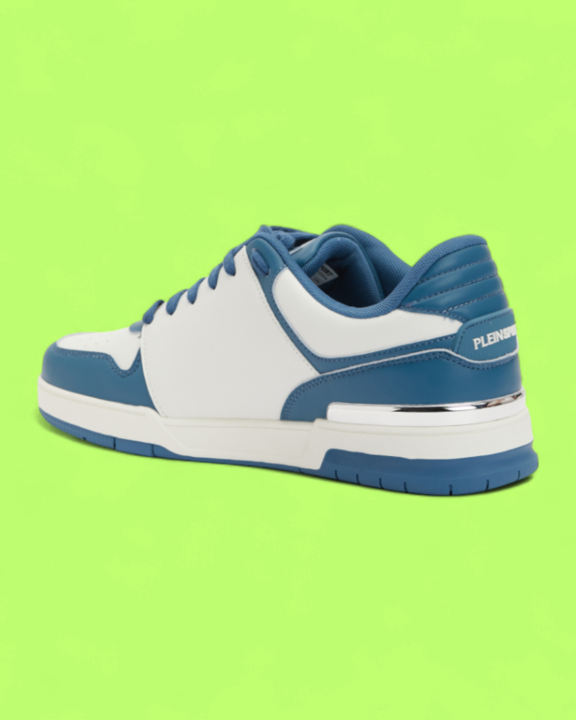 PHILIPP PLEIN SPORT BLUE WHITE PS LOGO PANEL PREMIUM LEATHER