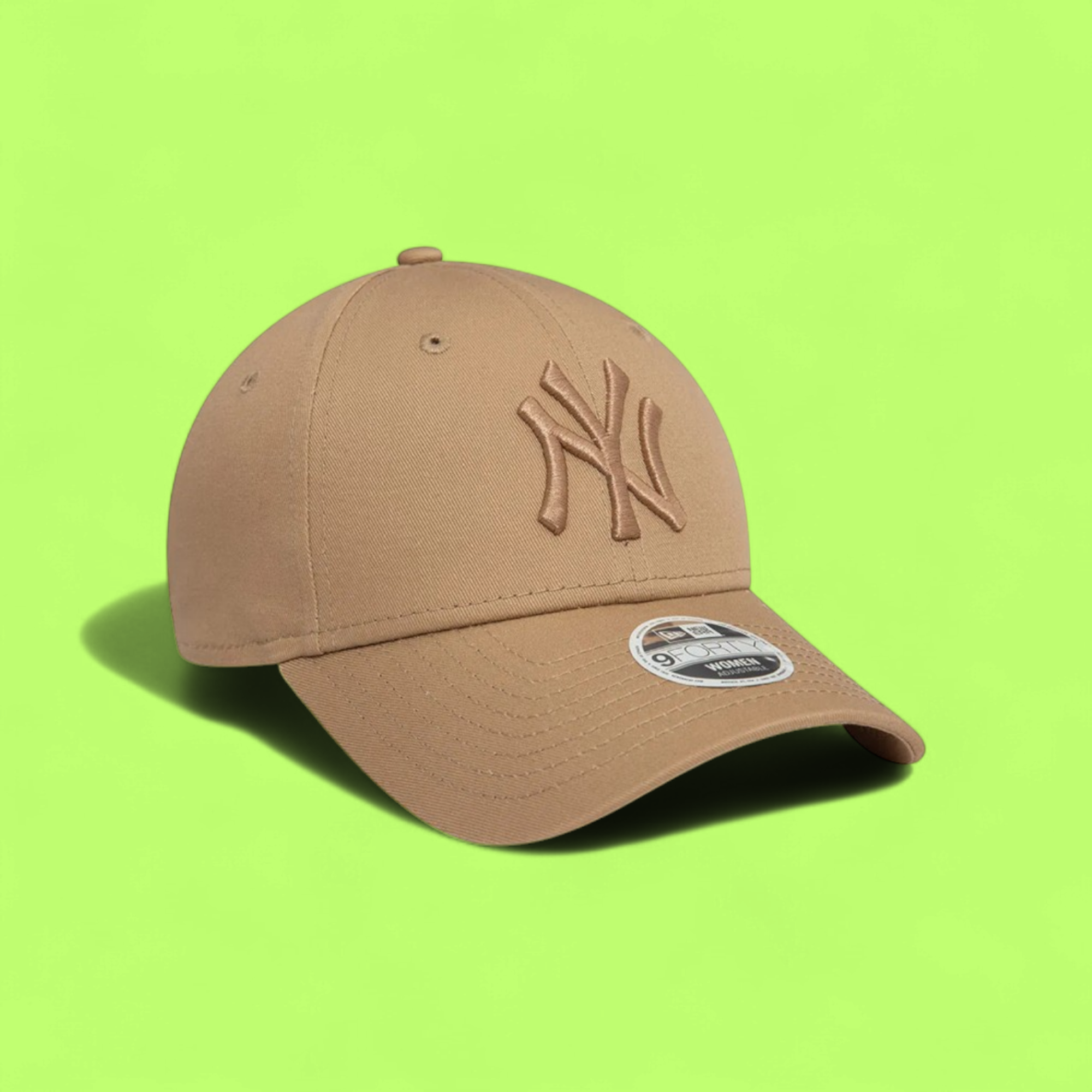 NEW YORK YANKEES CAMEL BEIGE BASEBALL CAP CLASSIC LOGO