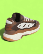 ADIDAS NITEBALL BROWN WHITE CHUNKY SNEAKERS WITH RETRO DESIGN