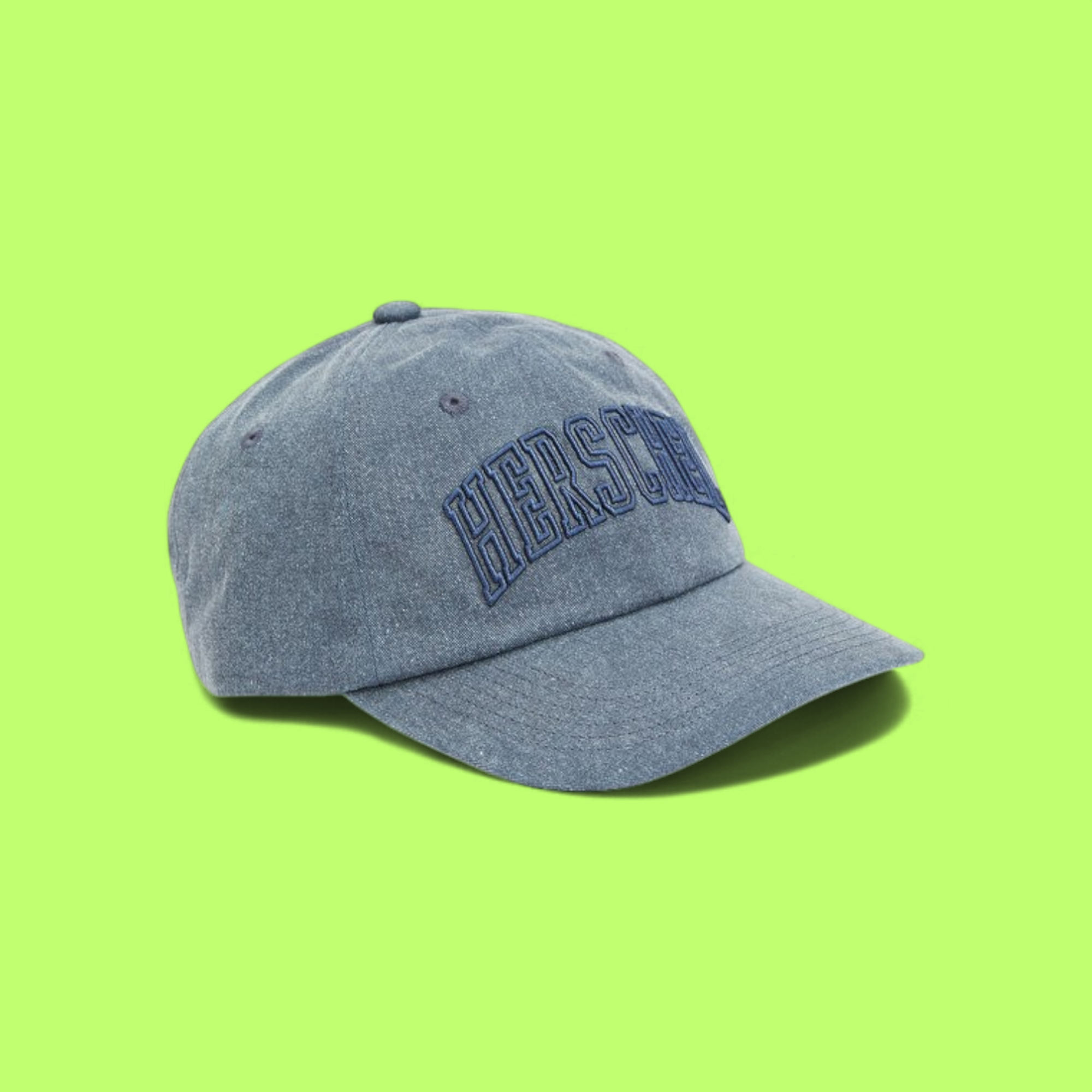 BLUE EMBROIDERED BASEBALL CAP CASUAL STREET STYLE CWCD