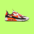NIKE AIR MAX 90 DRIFT MEN'S ORANGE LEATHER RETRO RUNNING SNEAKERS
