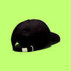 LES BENJAMINS BLACK BASEBALL CAP WITH TONAL EMBROIDERY