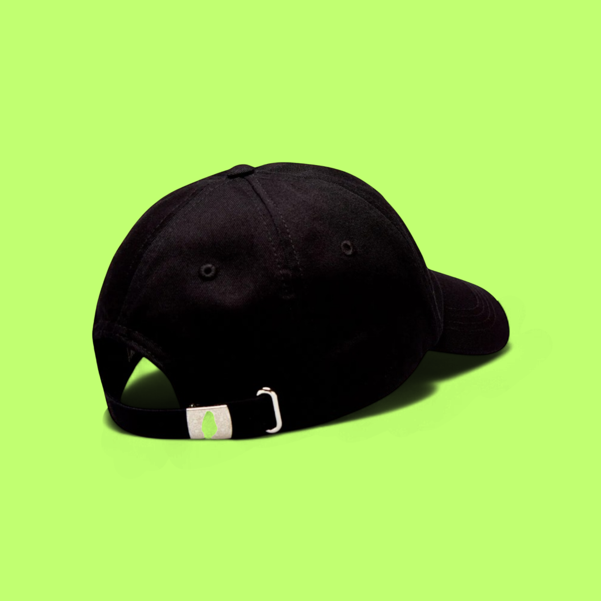 LES BENJAMINS BLACK BASEBALL CAP WITH TONAL EMBROIDERY