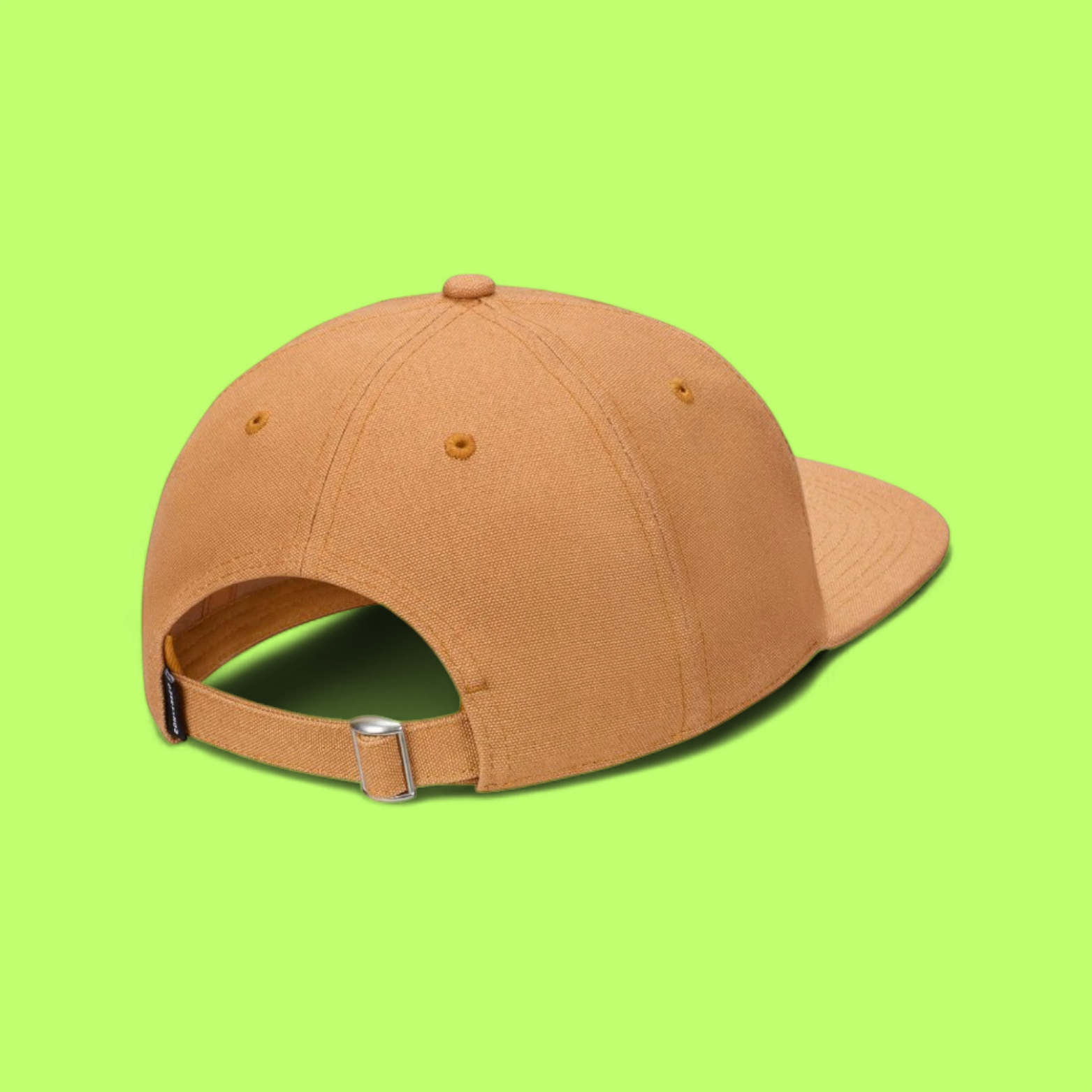 BROWN CONVERSE CAP WITH SMALL BLACK FRONT PATCH LOGO