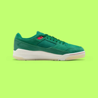 NIKE JORDAN FLIGHT COURT MEN'S GREEN LEATHER BASKETBALL SNEAKERS