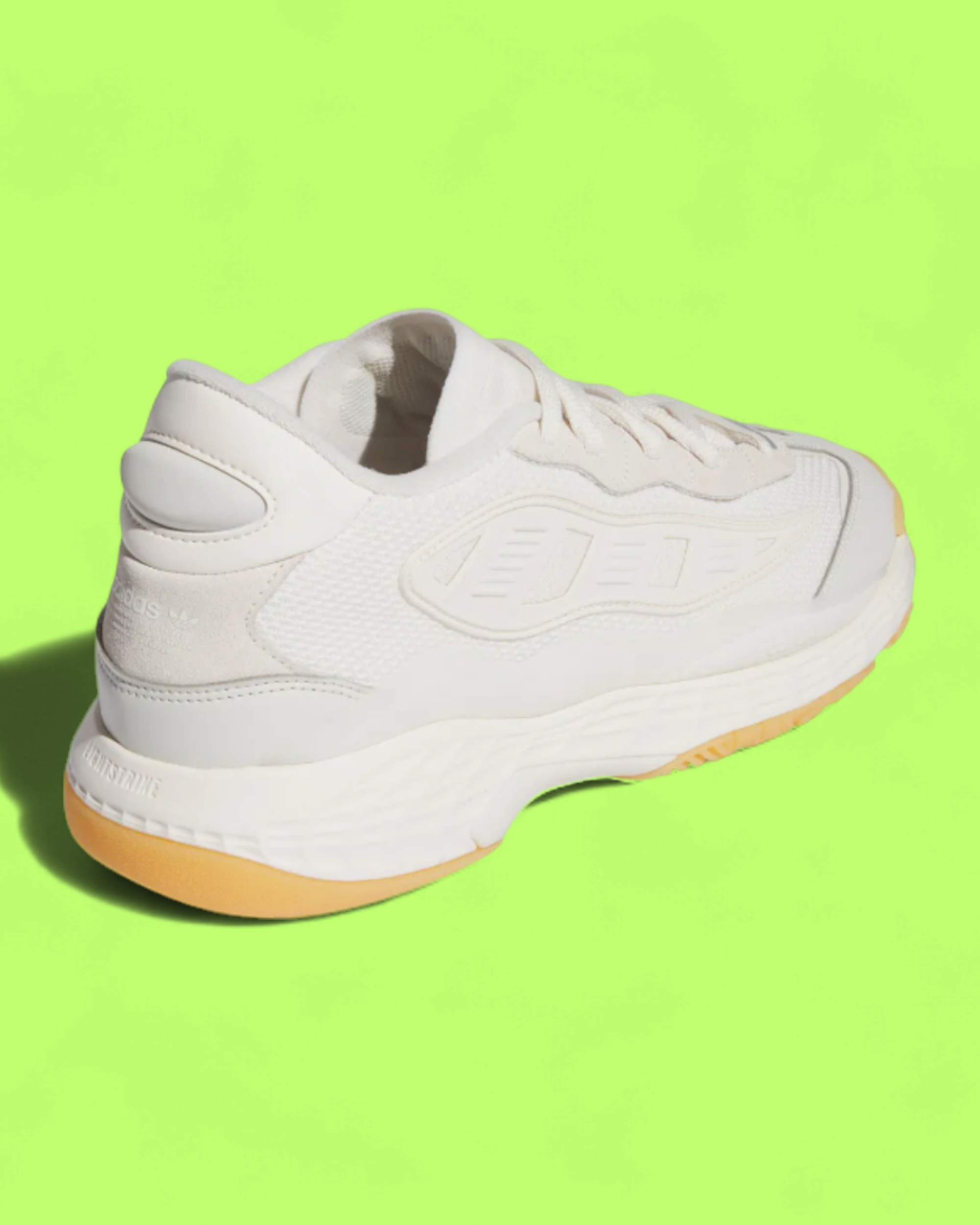 ADIDAS NITEBALL TRIPLE WHITE GUM SOLE MODERN CHUNKY CASUAL