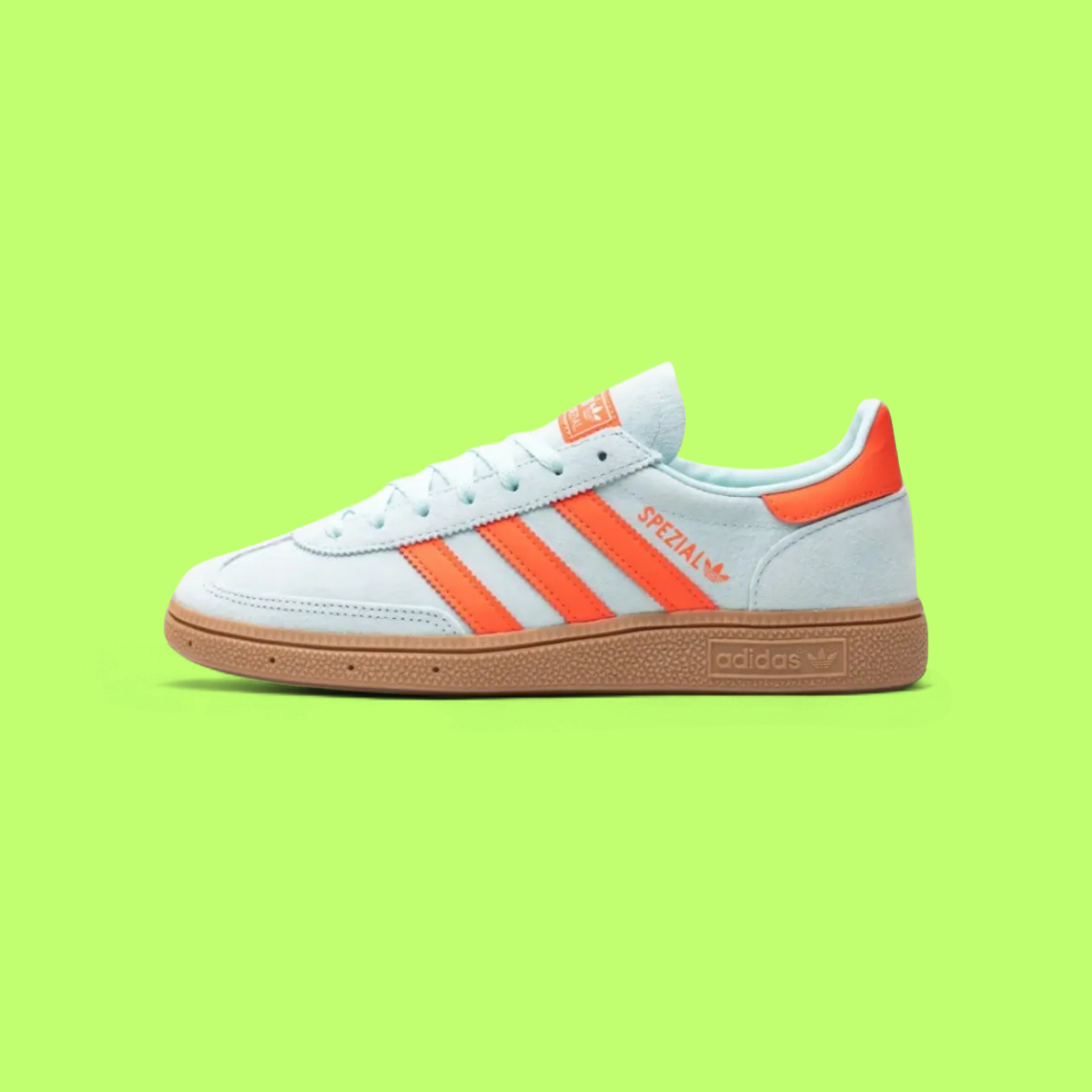ADIDAS HANDBALL SPEZIAL SEMI FLASH AQUA RETRO SUEDE CASUAL SNEAKERS