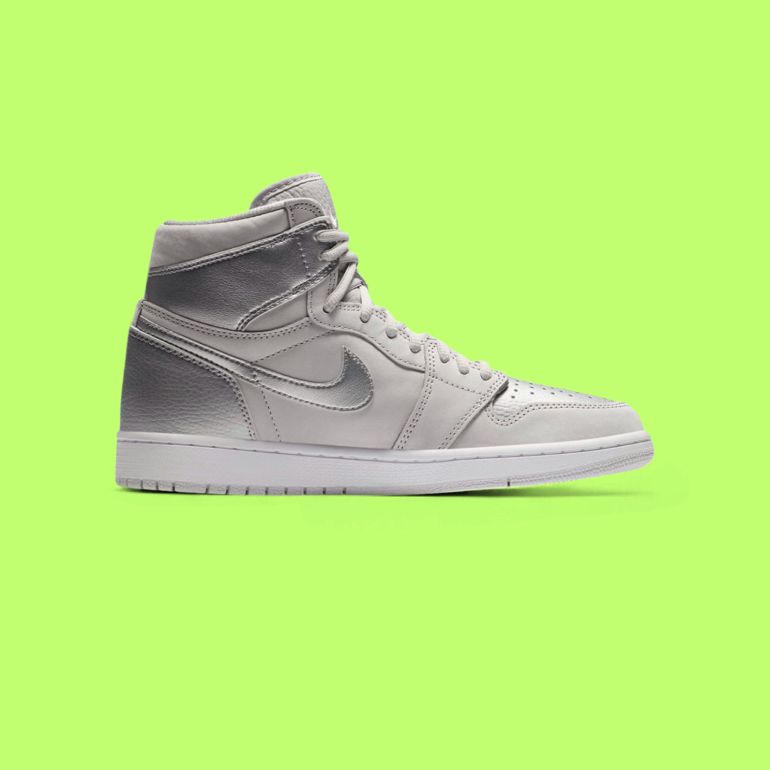 NIKE AIR JORDAN SILVER GREY PREMIUM CLASSIC STYLE EDITION DROP ICONZ