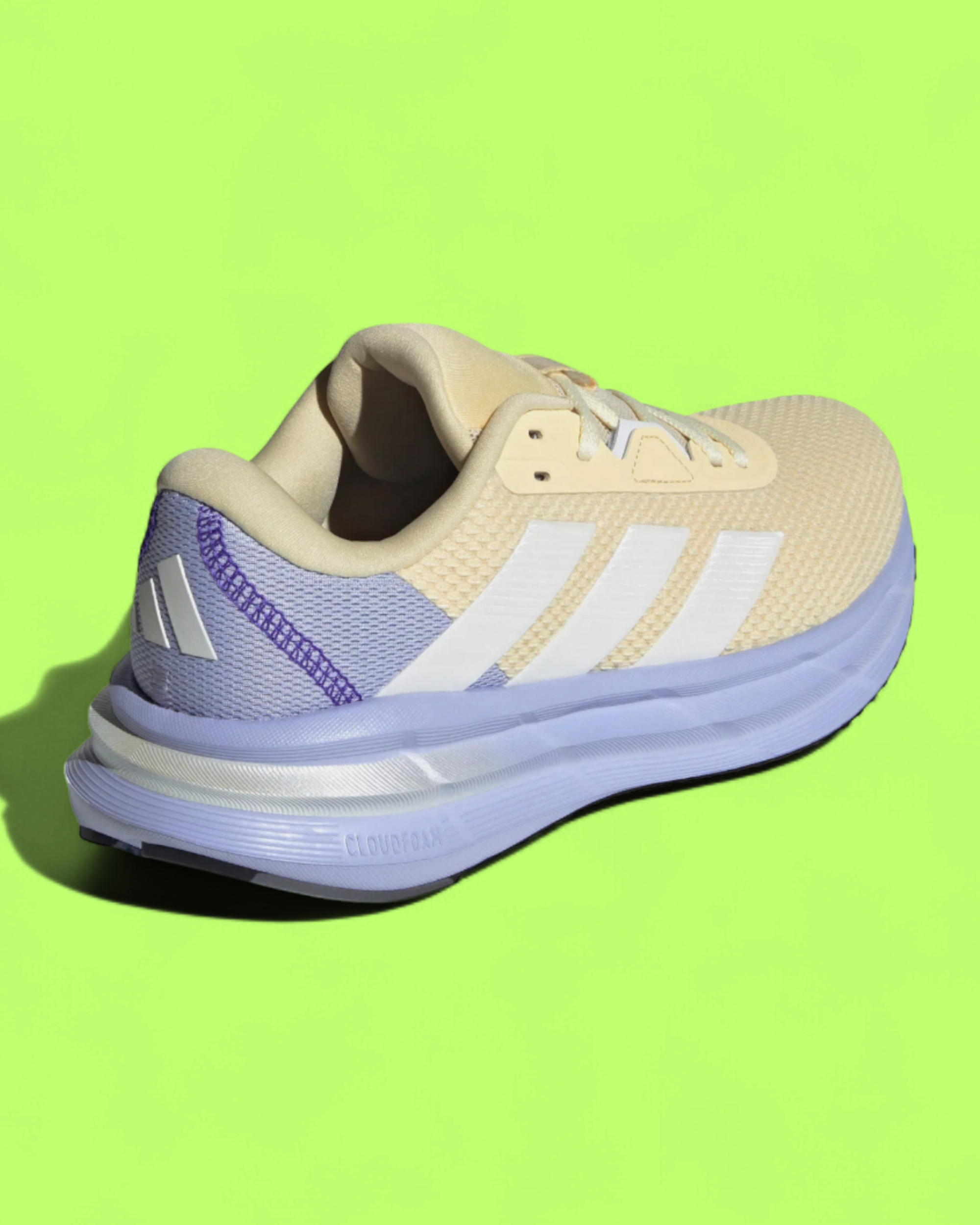 ADIDAS GALAXY 6 YELLOW PURPLE WHITE RUNNING SNEAKERS CWCD ICON