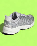 ADIDAS ASTIR SILVER METALLIC WHITE WOMEN RETRO RUNNING SNEAKERS