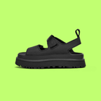 UGG W GOLDENGLOW BLACK WATER-RESISTANT SUMMER SANDALS CLASS WRT