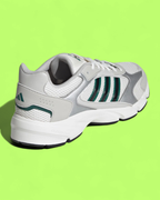 ADIDAS CRAZYCHAOS SILVER GREEN RETRO RUNNING SNEAKERS CWCD