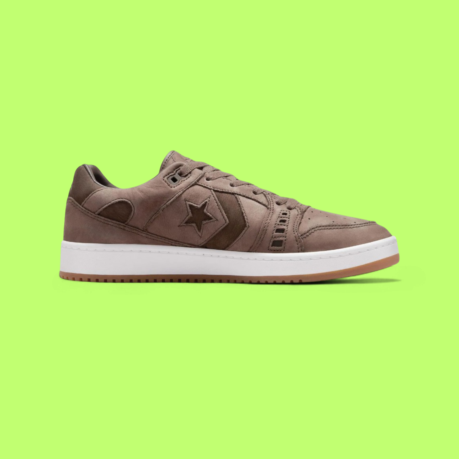 CONVERSE AS-1 PRO UNISEX BROWN LEATHER SKATEBOARD