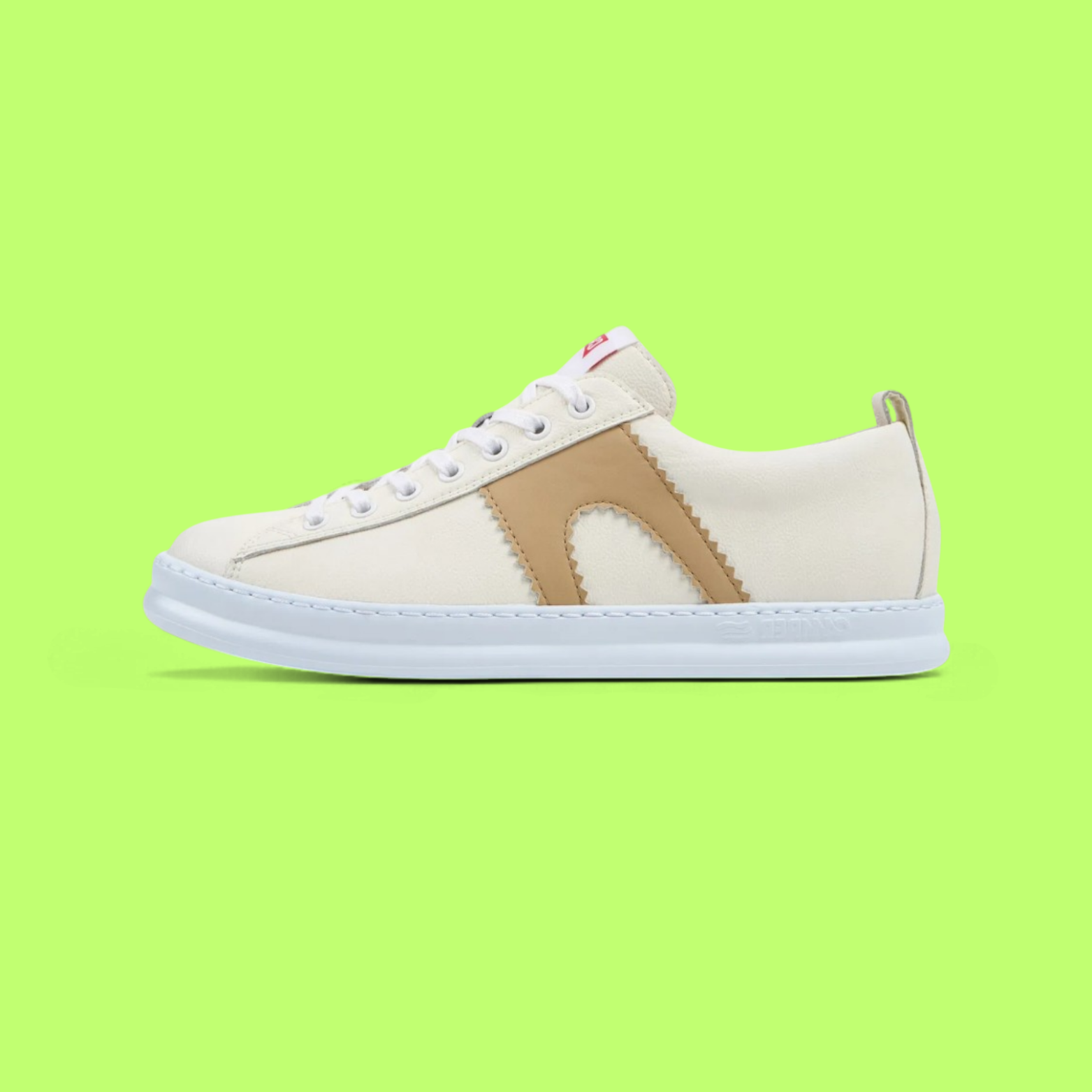 CAMPER RUNNER FOUR MEN'S WHITE LEATHER MINIMAL CASUAL SNEAKERS