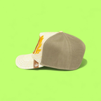ROYALTY LION TRUCKER HAT WITH GOLDEN EMBROIDERED DETAILS