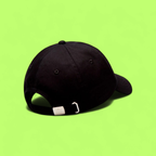LES BENJAMINS BLACK CAP WITH RED UNCONDITIONAL LOVE LOGO