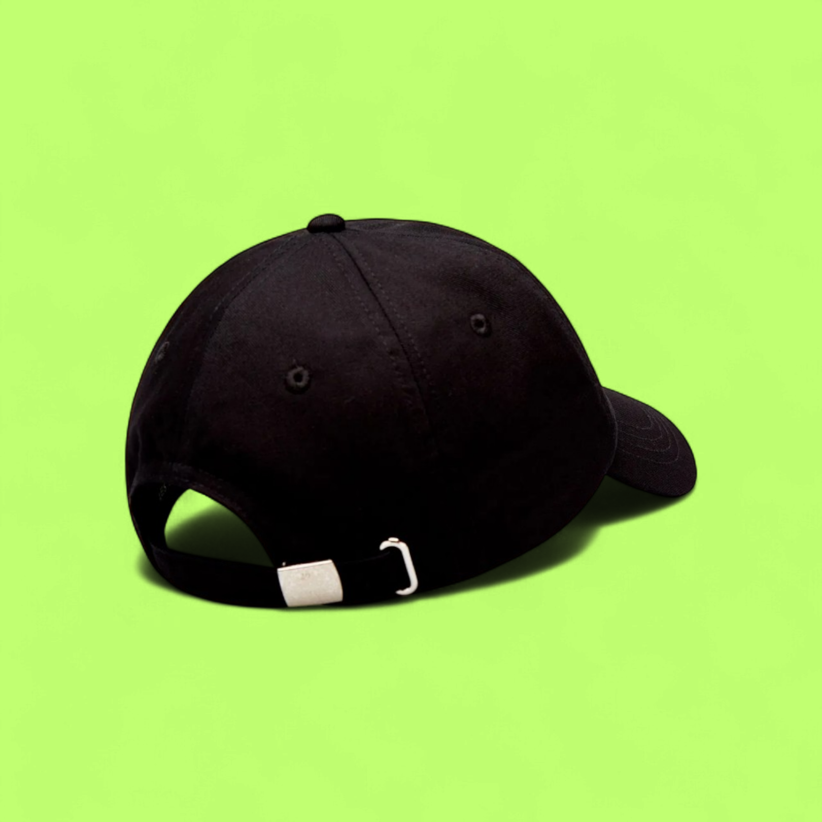 LES BENJAMINS BLACK CAP WITH RED UNCONDITIONAL LOVE LOGO