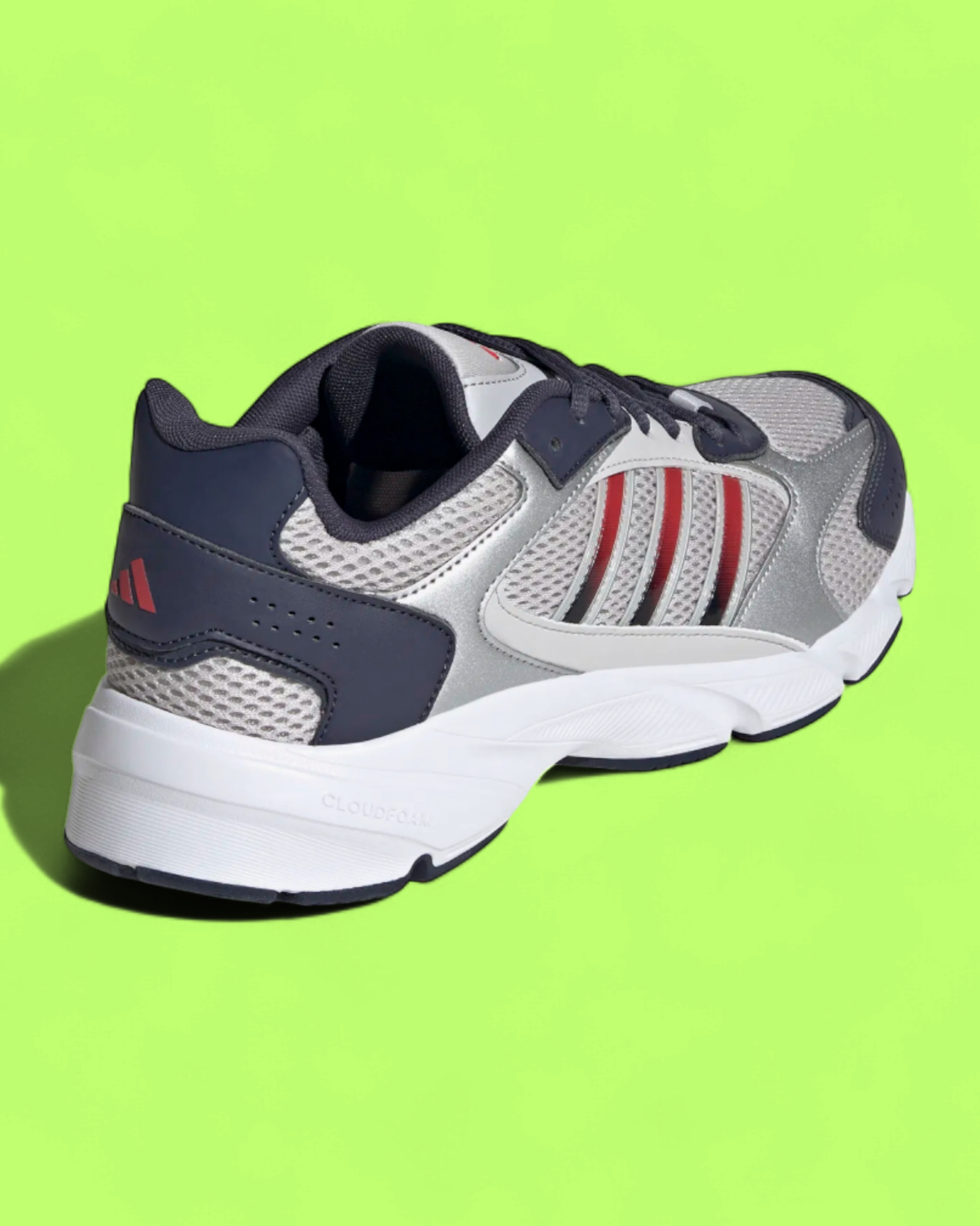 ADIDAS CRAZYCHAOS SILVER RED NAVY RETRO RUNNING SNEAKERS CWCD