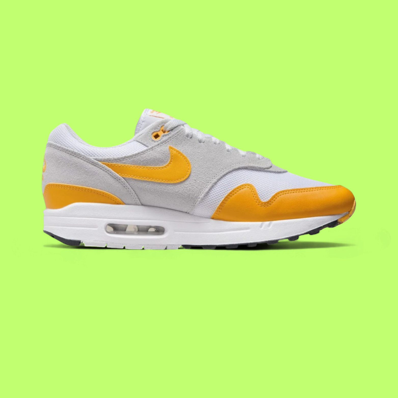 NIKE AIR MAX 1 ESSENTIAL WHITE ORANGE MEN'S RETRO SNEAKERS