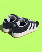 ADIDAS CAMPUS CLASSIC SUEDE BLACK WHITE LOW TOP CASUAL CWCD