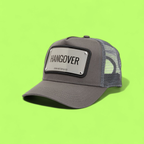 JOHN HATTER GREY MESH BASEBALL CAP WITH HANGOVER LOGO